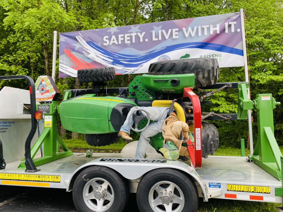 rollover tractor demo